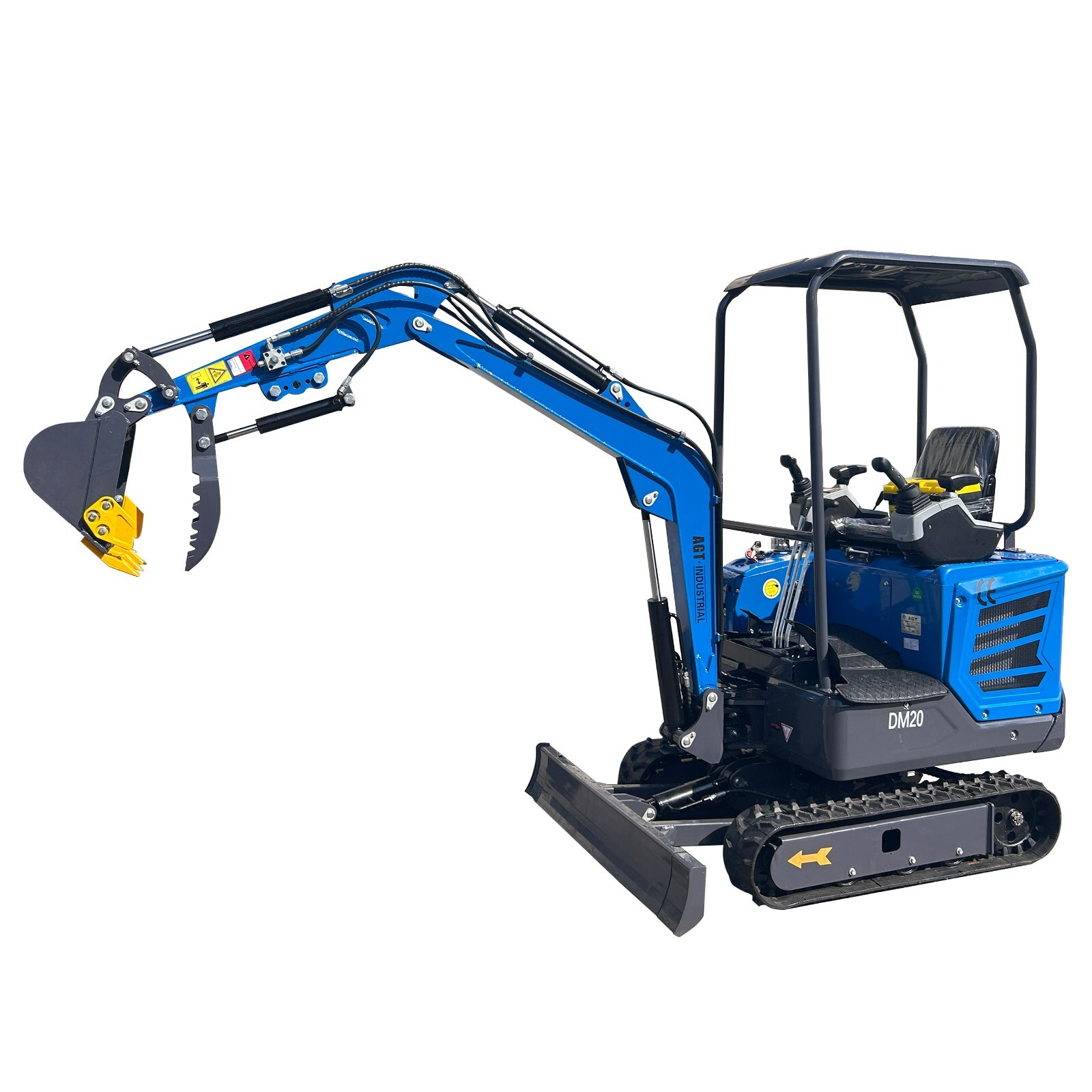 AGT 1.3Ton Mini Excavator Kubot Micro Crawler Small Digger USA Stock