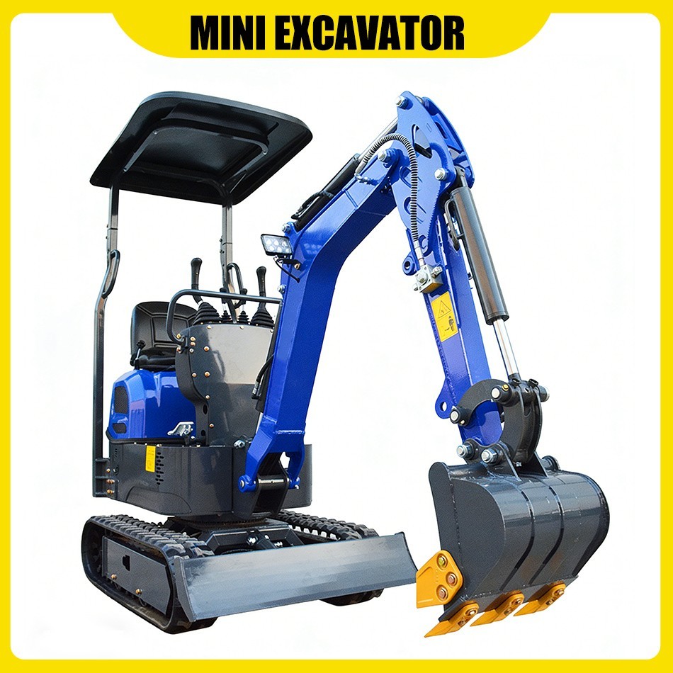 2026 New 1Ton Mini Excavator Rato 420 12HP gasoline engine FREE SHIP /unloading