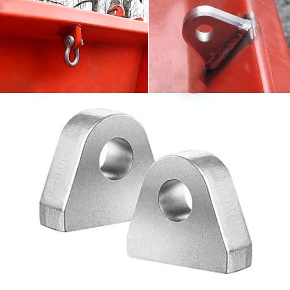 Heavy Duty Weld On Shackle Mounts 2pcs Compatible with Various Shackles