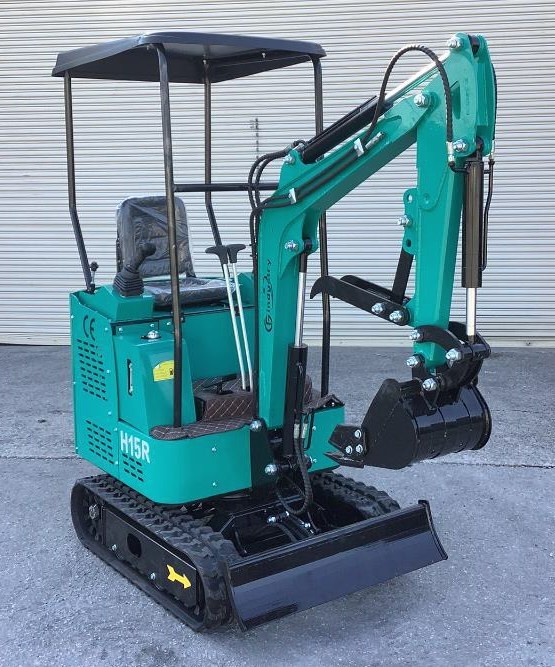 NEW MINI EXCAVATOR + PILOT CONTROLS +  HYDRAULIC THUMB AGT CFG H15R