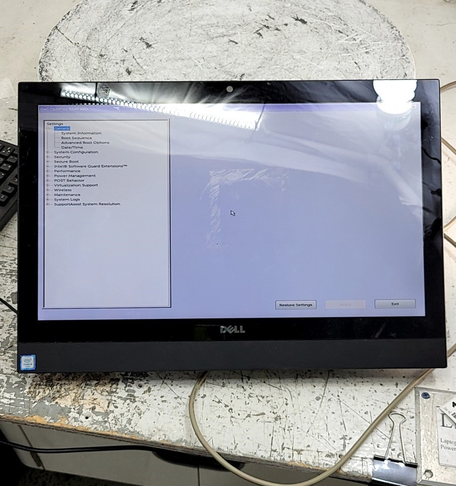 Dell OptiPlex 3240 W14B PC AIO Intel i5-6500 3.2GHz 8GB SEE NOTES