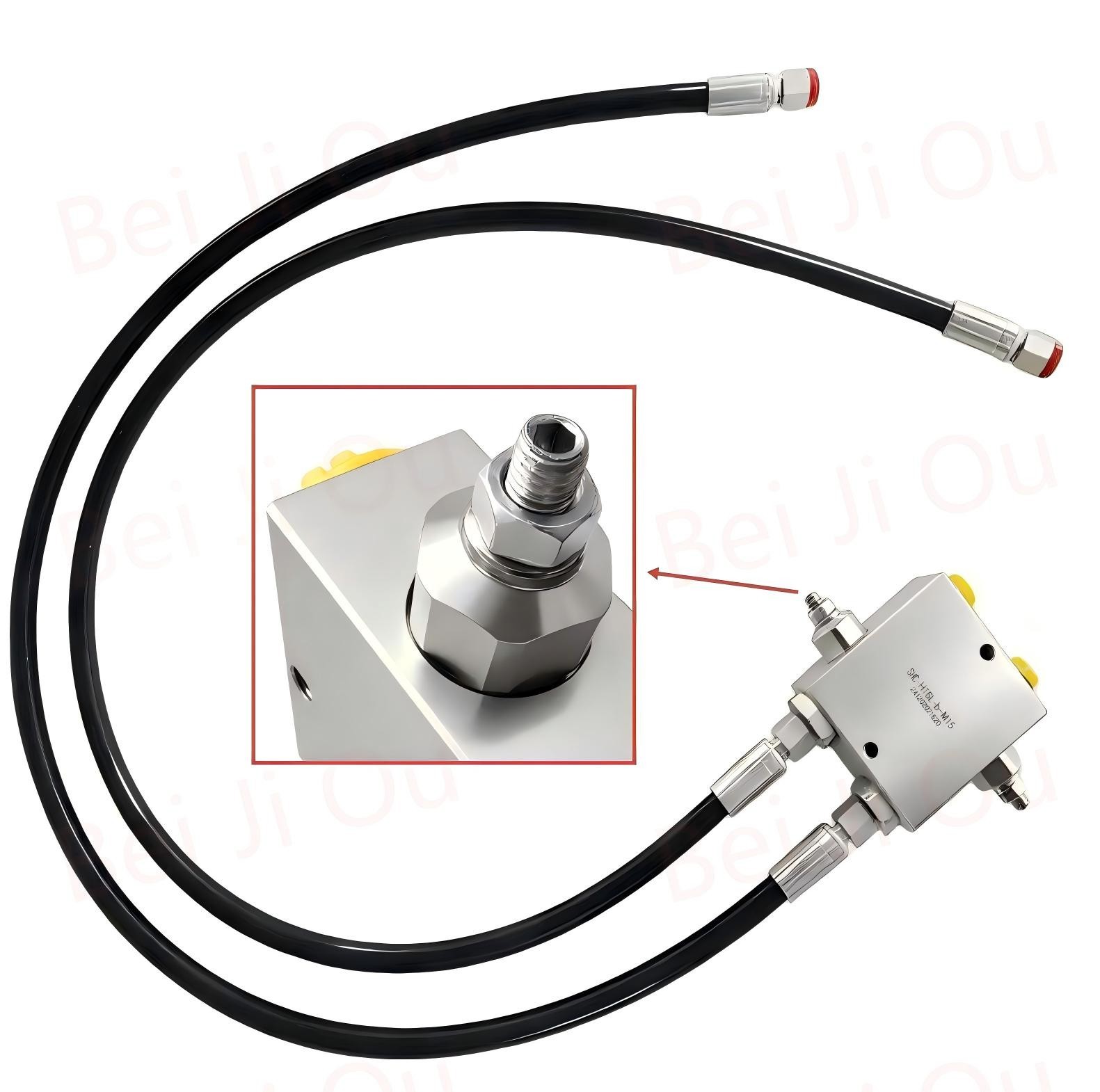 Chinese Mini Excavator Cushion Valve Kit Complete for Swivel Motor Assembled 4wW