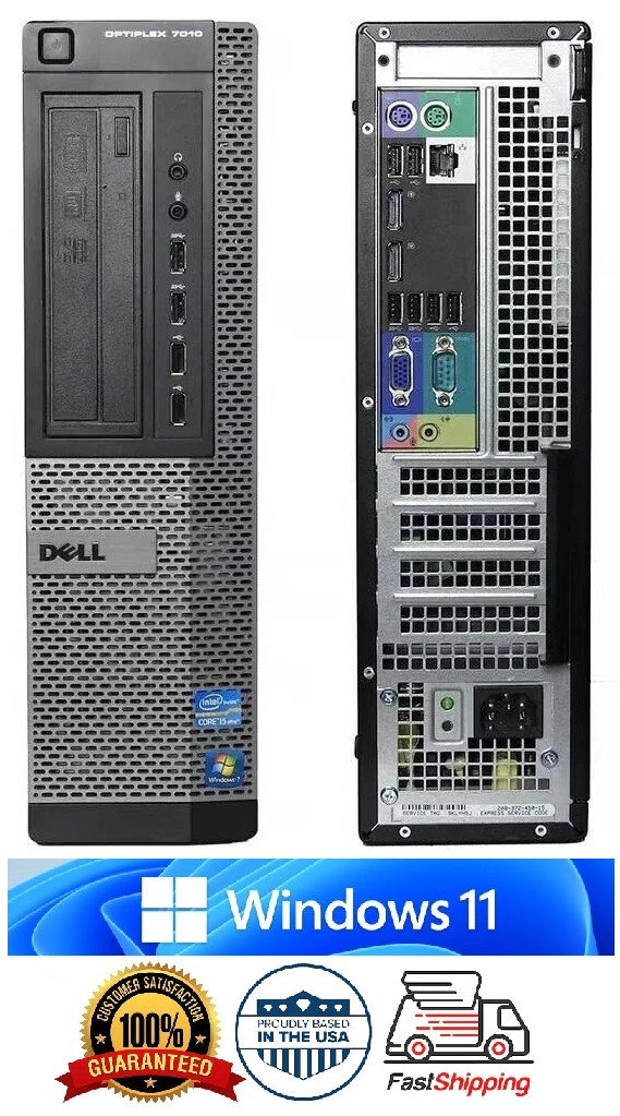 Dell Optiplex 7010 Business Desktop Computer PC Intel Core i5 DVD Windows 11 Pro