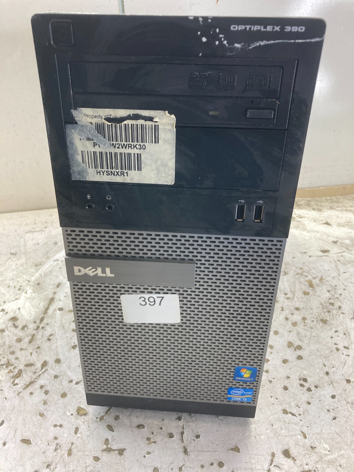 Dell OptiPlex 390 Intel Core i3-2120 3.30GHz 4GB 500 GB WIN XP