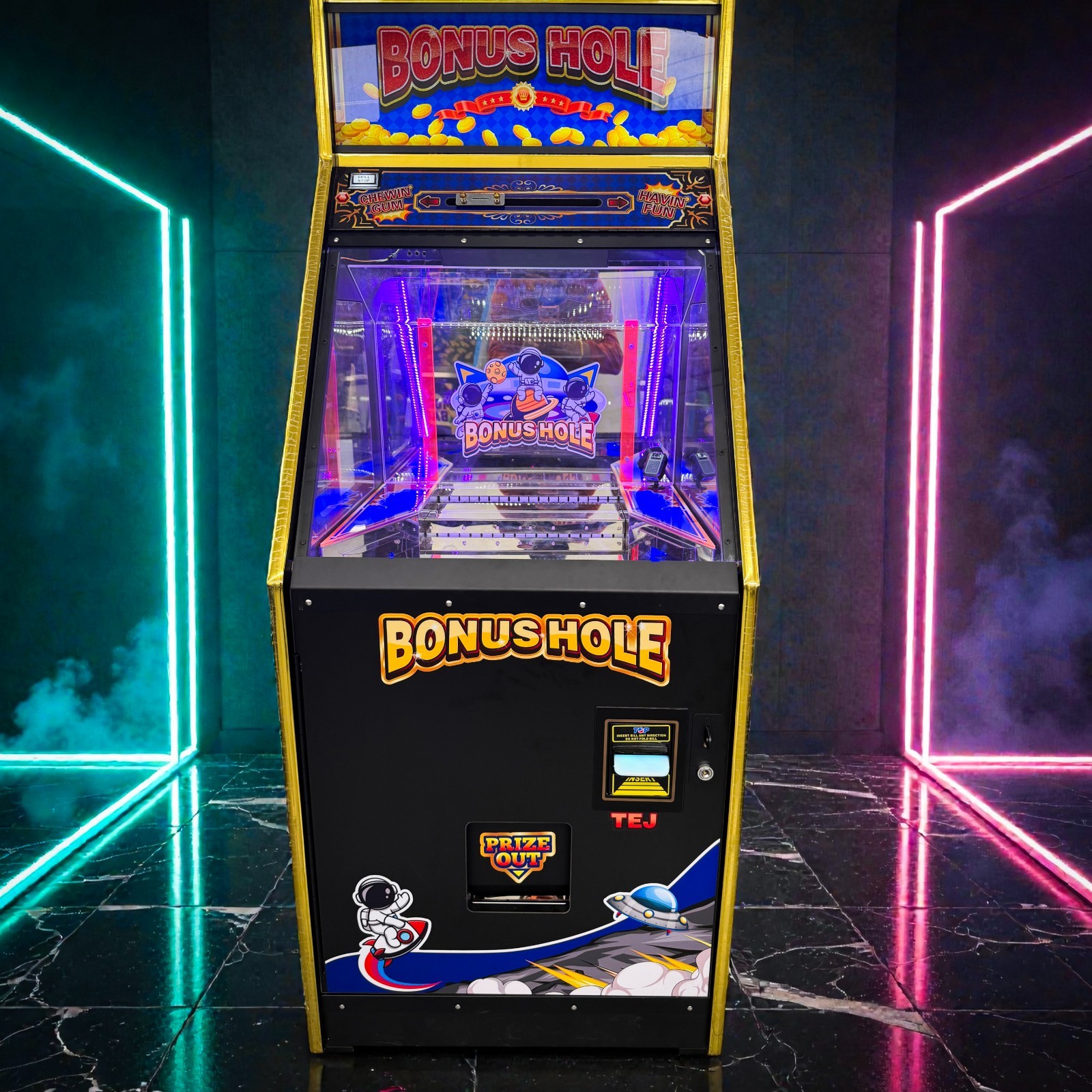 2026 Self Filling Hopper Coin Quarter Pusher Machine w/ Changer Bonus ORIGINAL