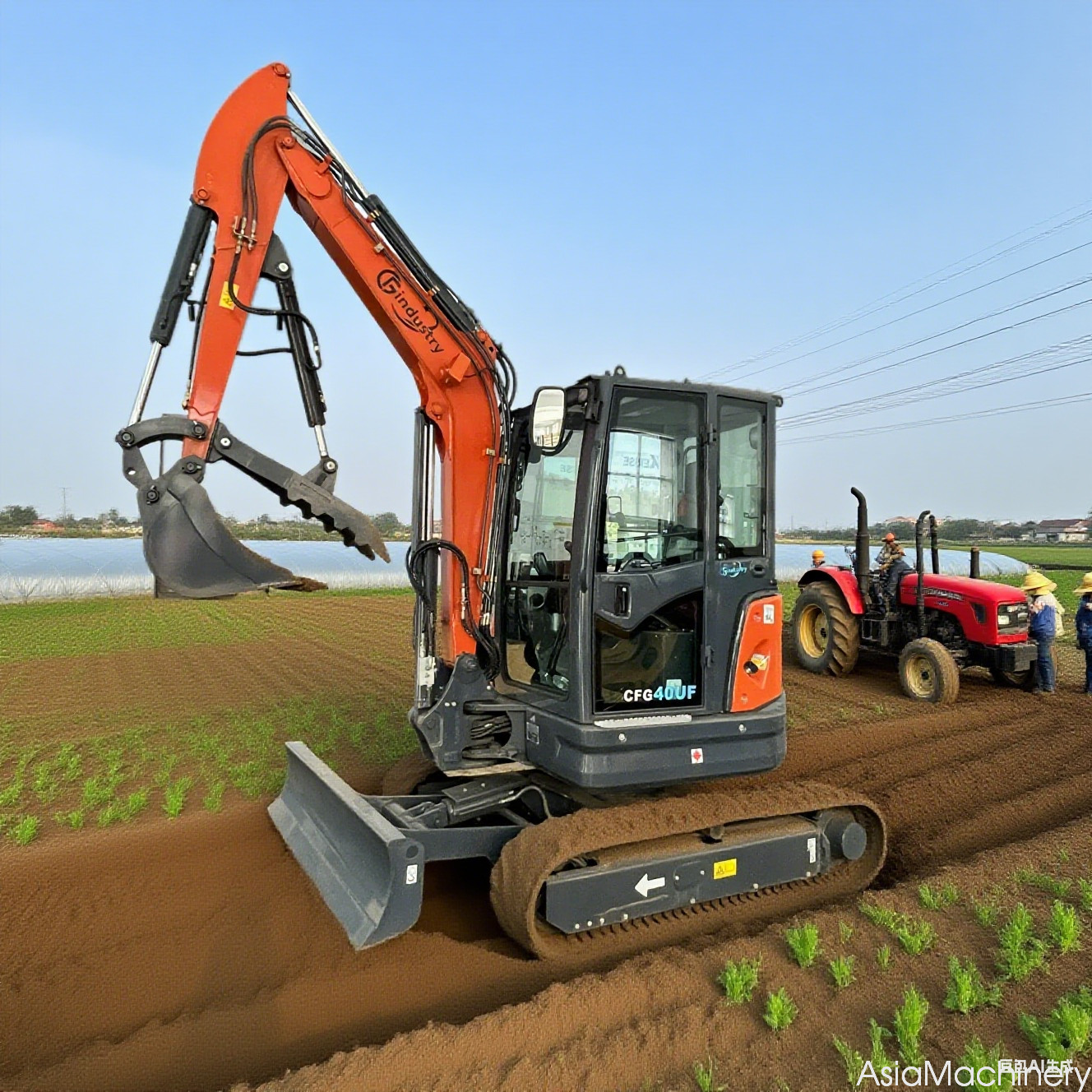 4 Ton Hydraulic Crawler Excavators   Diesel Engines EPA Kubota Engine CFG-40UF