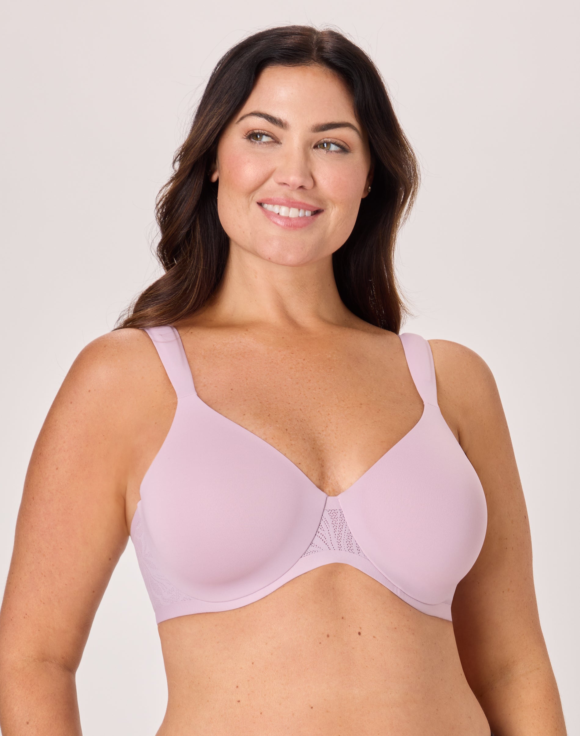 Bali’s Coolest Smoothing Underwire T-Shirt Bra Purple Mauve 38D Women’s