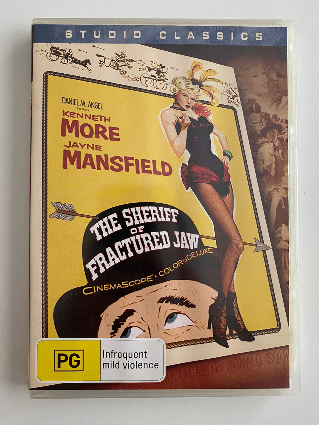 The Sheriff Of Fractured Jaw (DVD) Region 4 Kenneth More Jayne Mansfield!