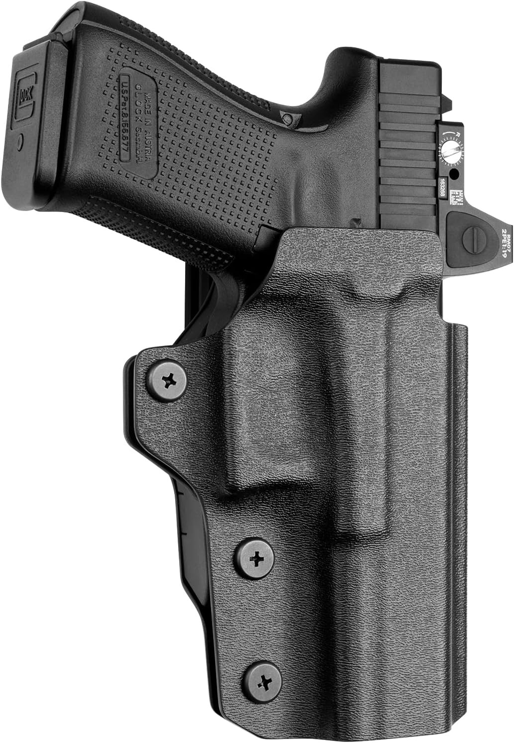 OWB Holster Thumb Release For Glock 17/19 Gen 3 4 5&G23/32 Gen 3 4&G19X/44/45,RH