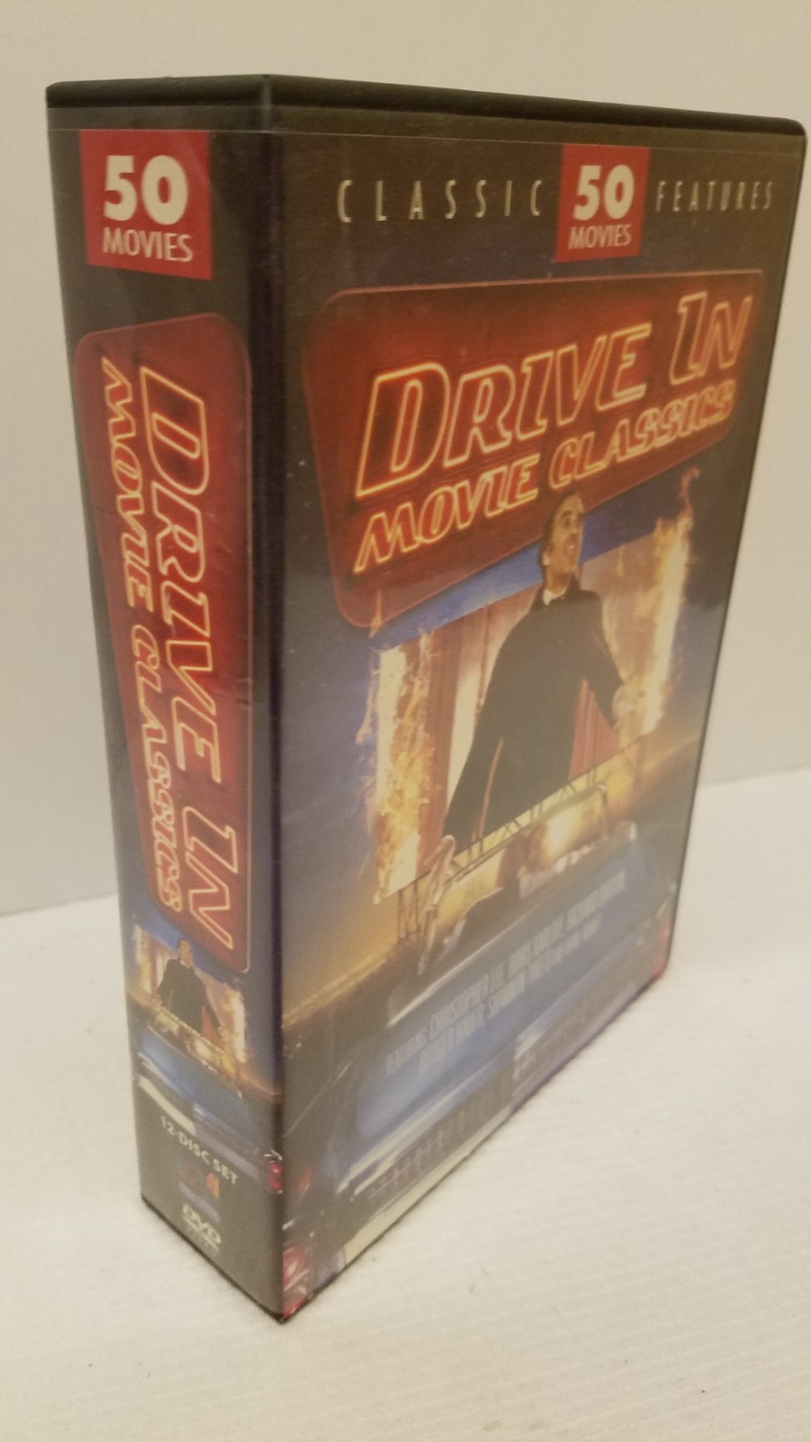 50 DRIVE-IN MOVIE CLASSICS!  12 – DVD BOX SET Christopher Lee * Richard Burton