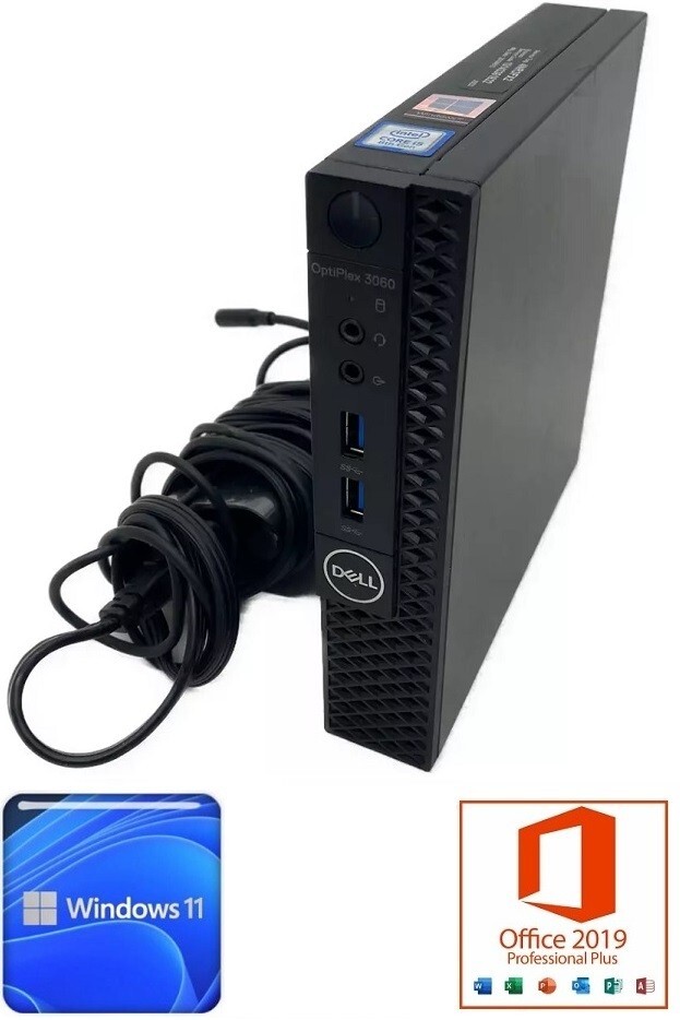 Dell Desktop Optiplex Windows 11 Pro 16GB RAM 512GB NVMe SSD Office 2019 HDMI