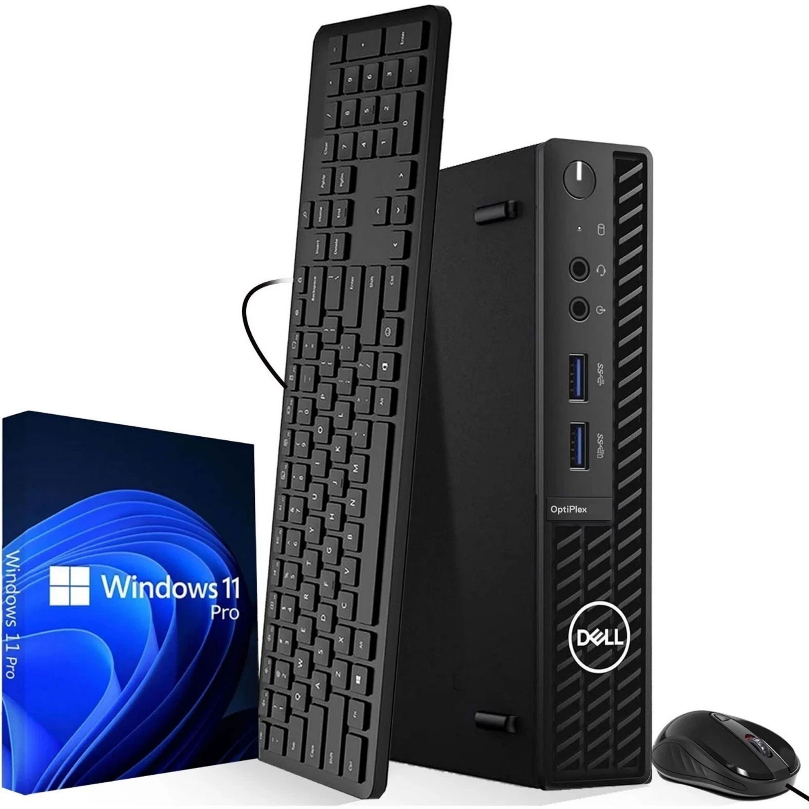 Dell 3080 Desktop Mini PC intel i5-10th 16GB RAM 256GB SSD Wi-Fi Windows 11 Pro