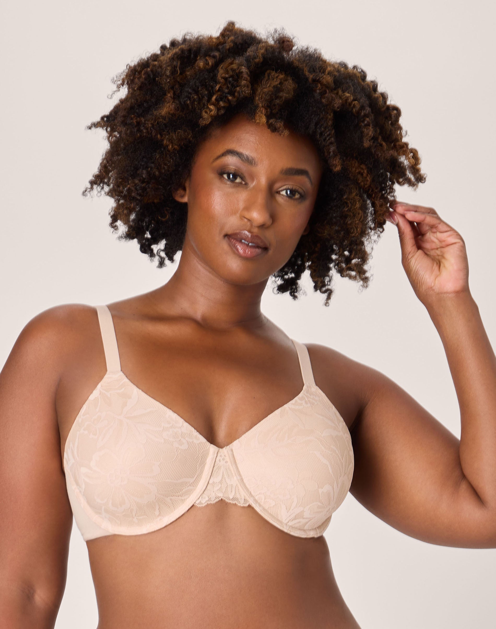 Bali Breathe Women’s T-Shirt Underwire Bra Almond 40C