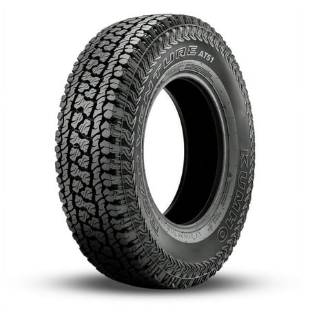 Kumho Road Venture AT51 All Terrain 275/65R18 114T Light Truck Tire Fits: 2019-23 Chevrolet Silverado 1500 LT Trail Boss, 2004-14 Ford F-150 FX4