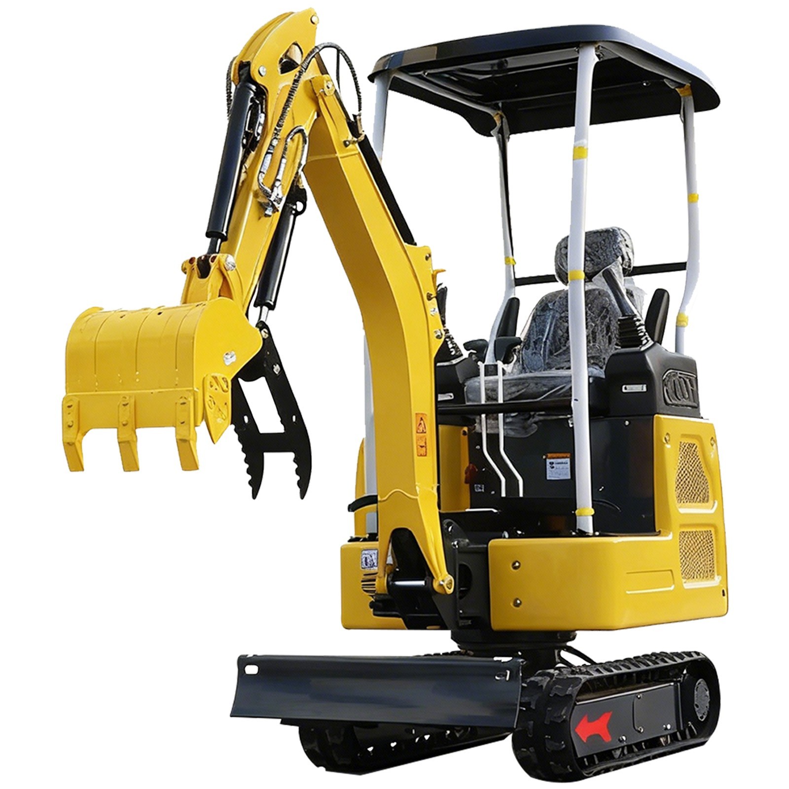 FREE SHIP 1.8Ton Mini Excavator Kubota Expand Crawler Diesel Digger Side swing