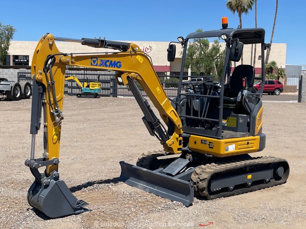 2021 Xcmg XE27U Hydraulic Mini Excavator Backhoe Bucket LOW HOURS bidadoo -New