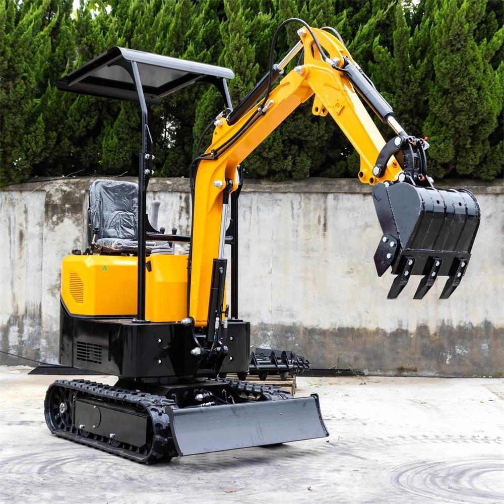 Mini Excavator For Sale 13.5HP Hydraulic 1Ton Mini Digger with Gas EPA Engine