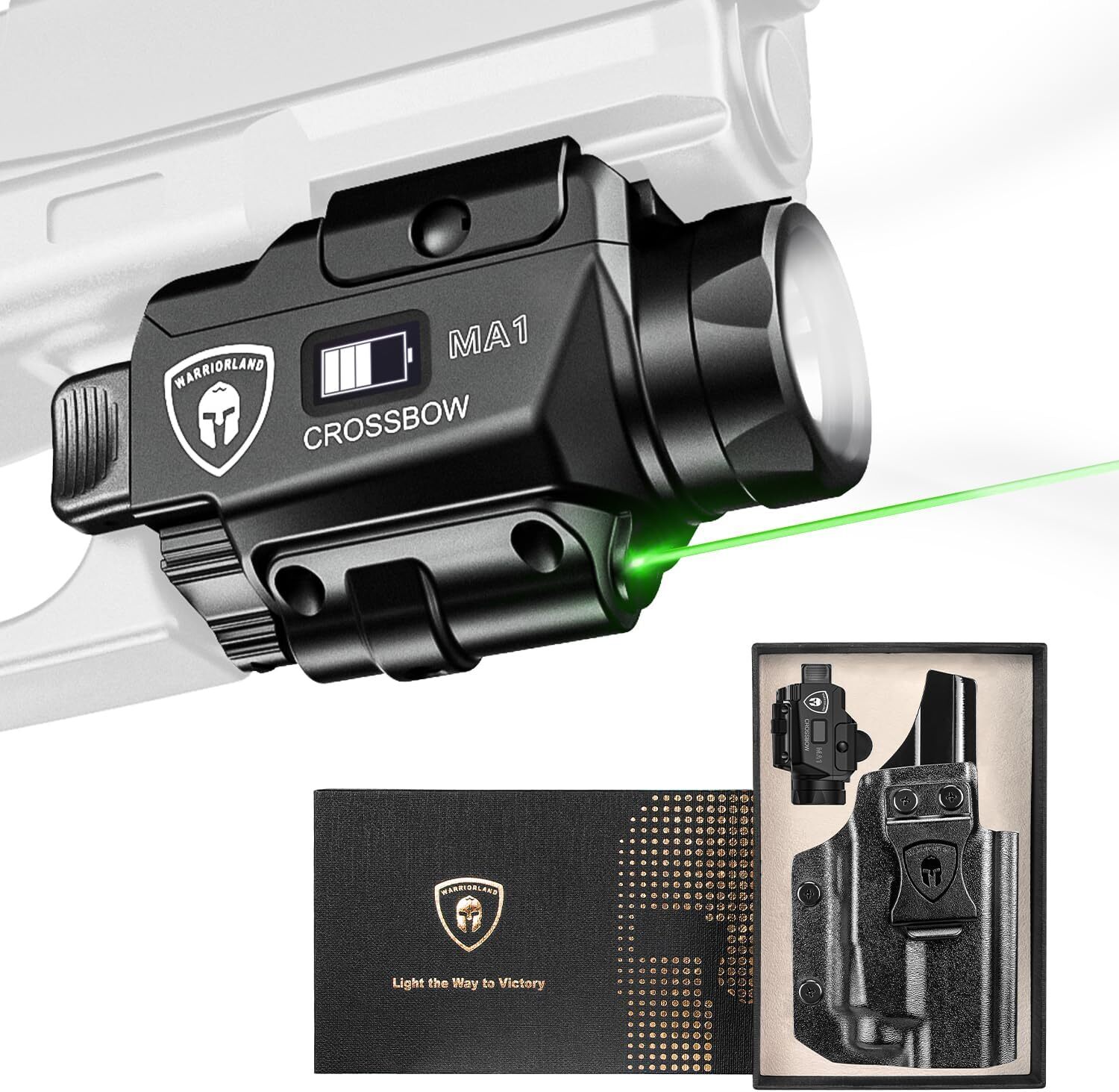 Laser Light Combo Holster Fit SD9VE/SD40VE,800-lumen Gun Flashlight&Green Laser