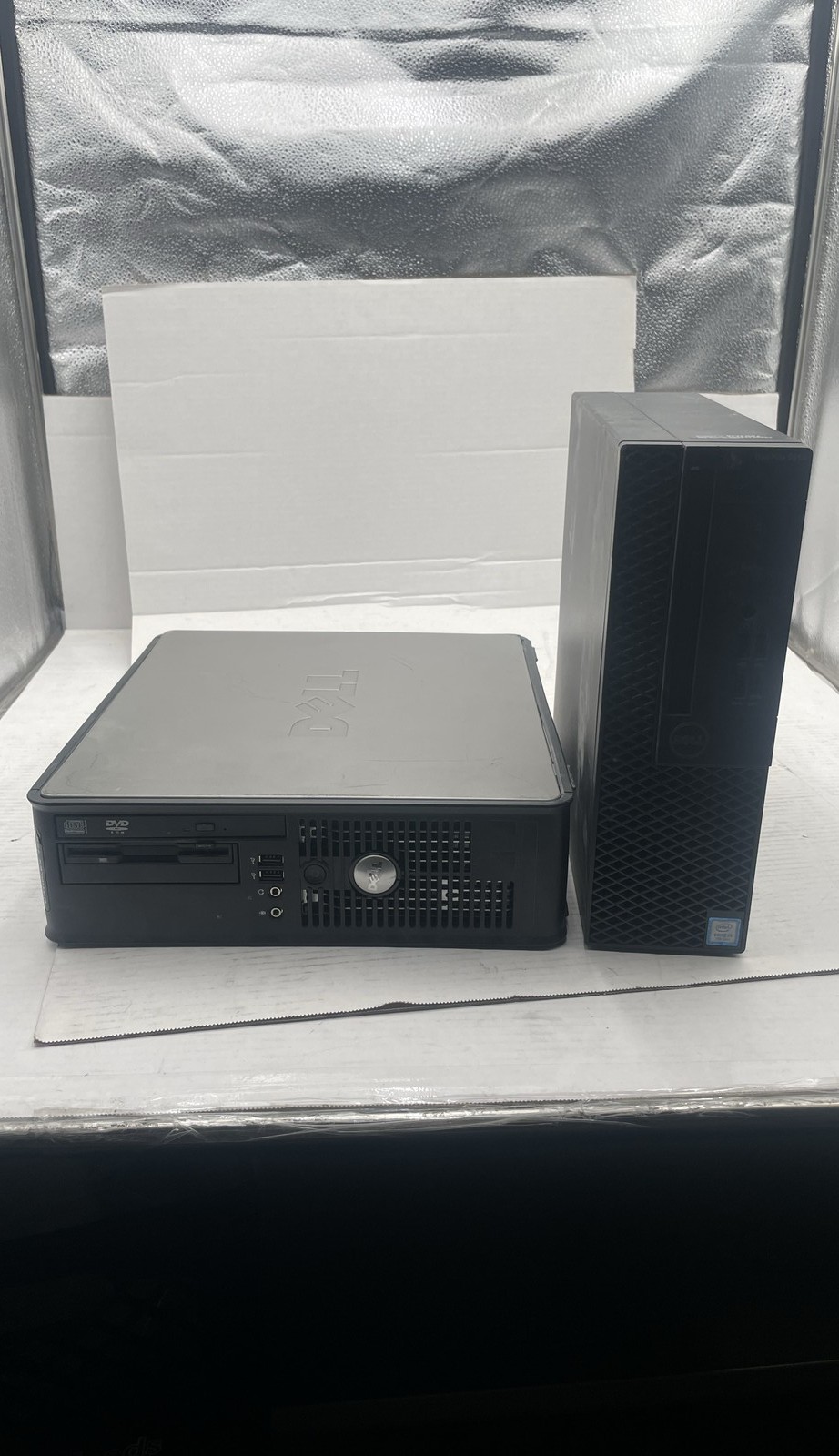 Dell OptiPlex SFF Desktop PCs Intel Core i3 7th Gen No HDD Computers Lot Of 2