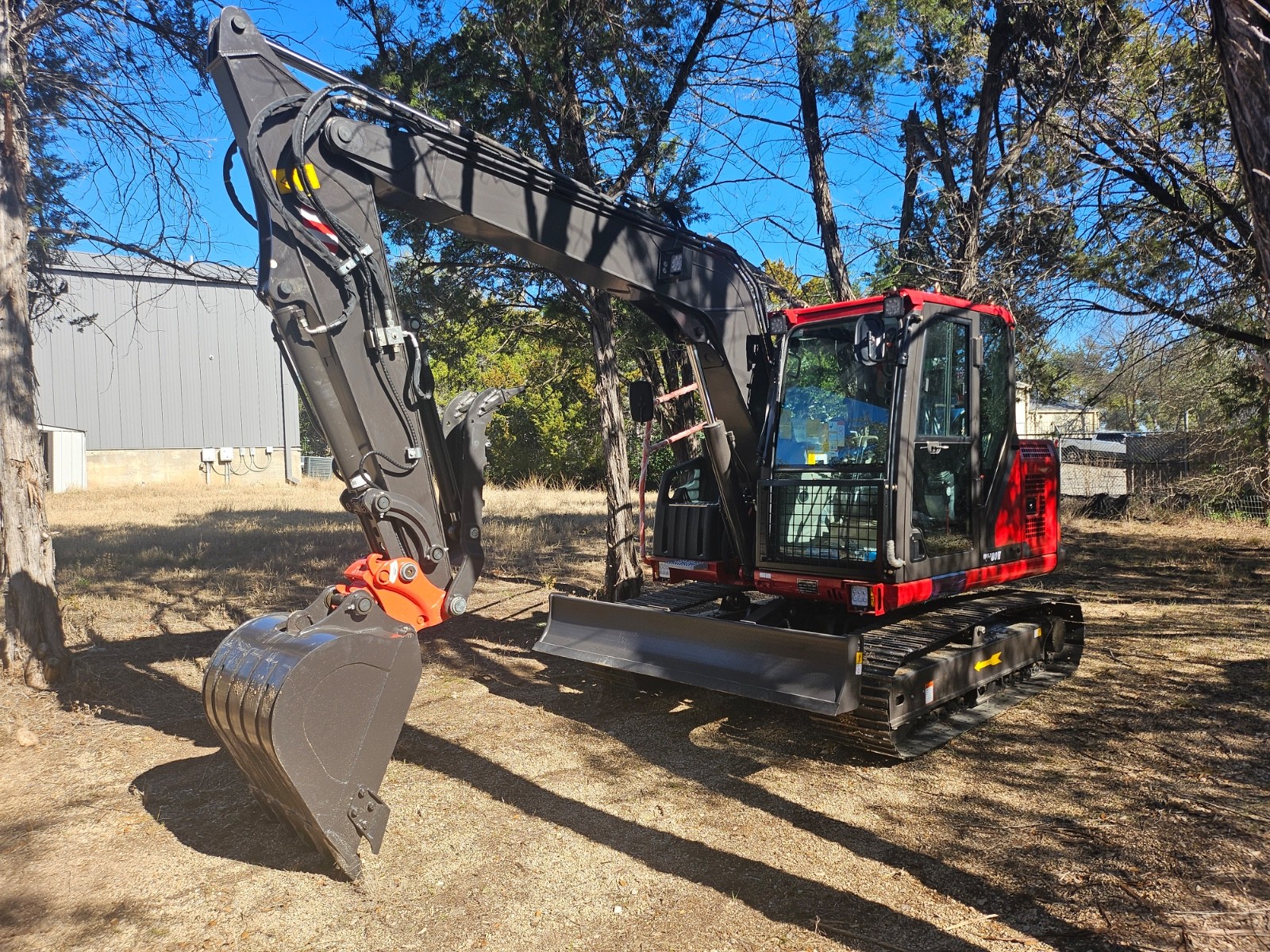 Rhinoceros RH80E 8 Ton Crawler Excavator w/ Yanmar Engine, Rexroth Hydraulic