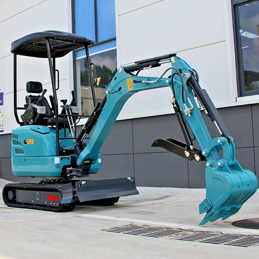 2.5Ton Mini Excavator KUBOTA Diesel Expansion Tracks Side Swing Pilot US Spot