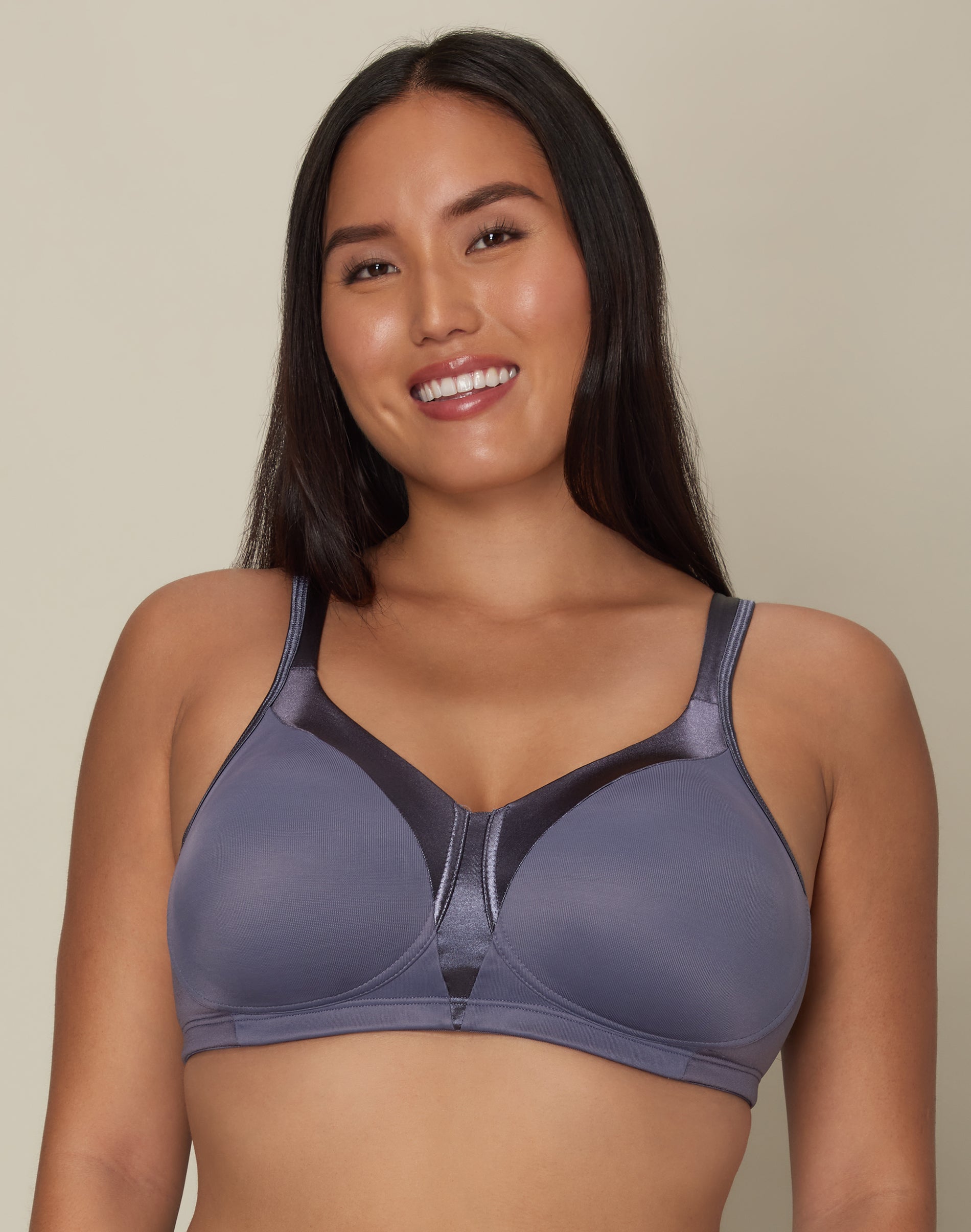 Playtex 18 Hour Silky Soft Smoothing Cool & Breathable Wireless Bra Private Jet 42C Women’s