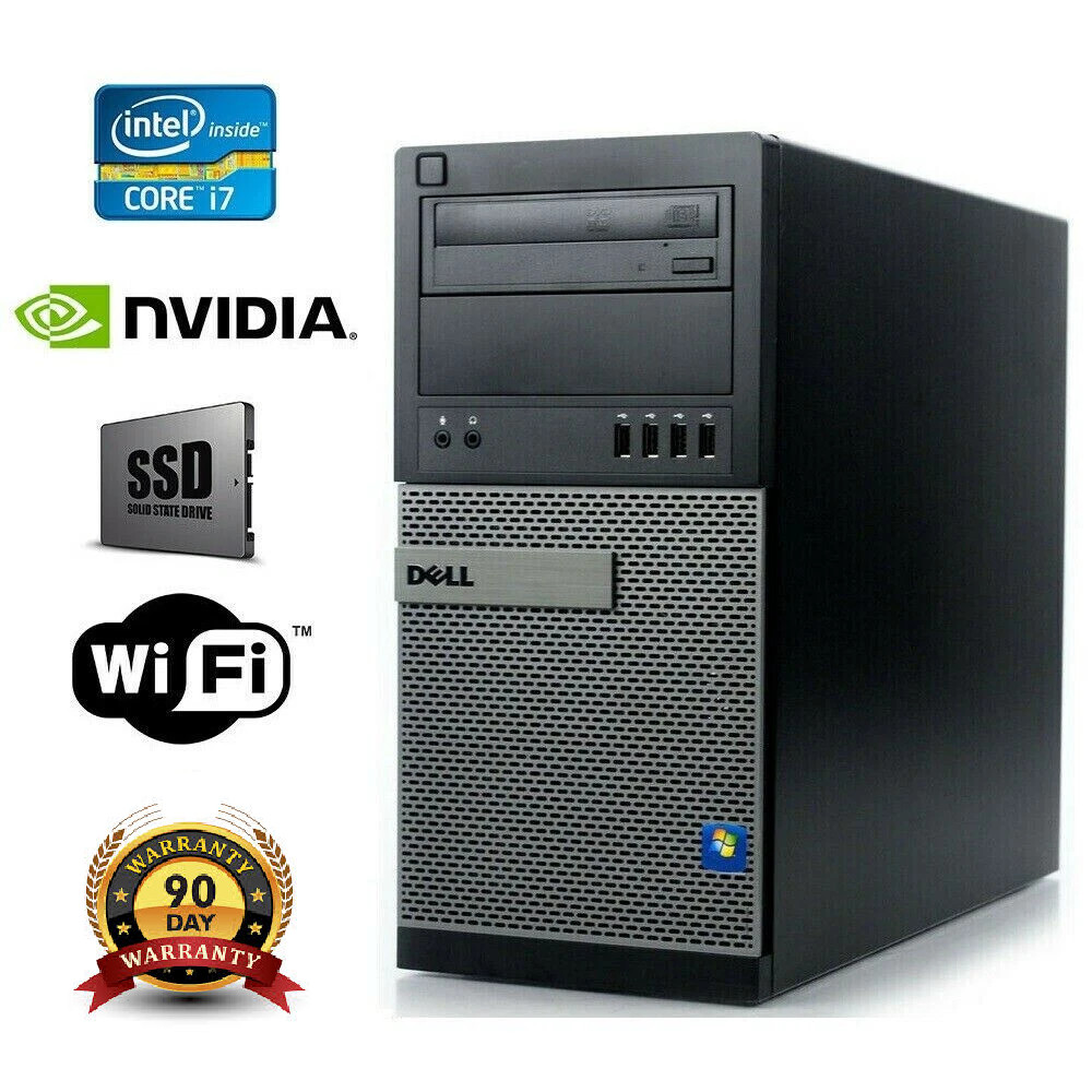 Dell Gaming PC, W10 PRO 64,NVIDIA GTX 1070, 120GB SSD + 4TB & 500GB, 16GB RAM