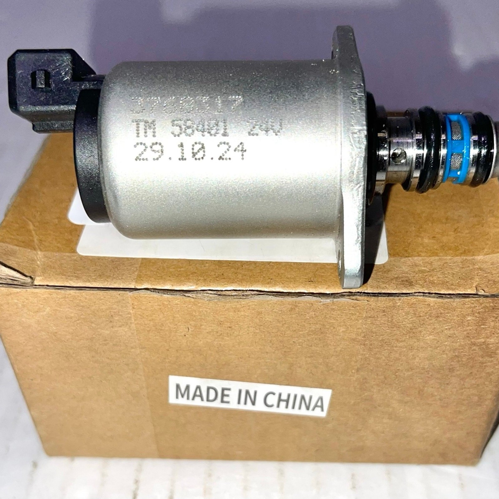 24V DC Solenoid Valve for Kalmar Parker Thoms Excavator TM58401 923636.0756 8317