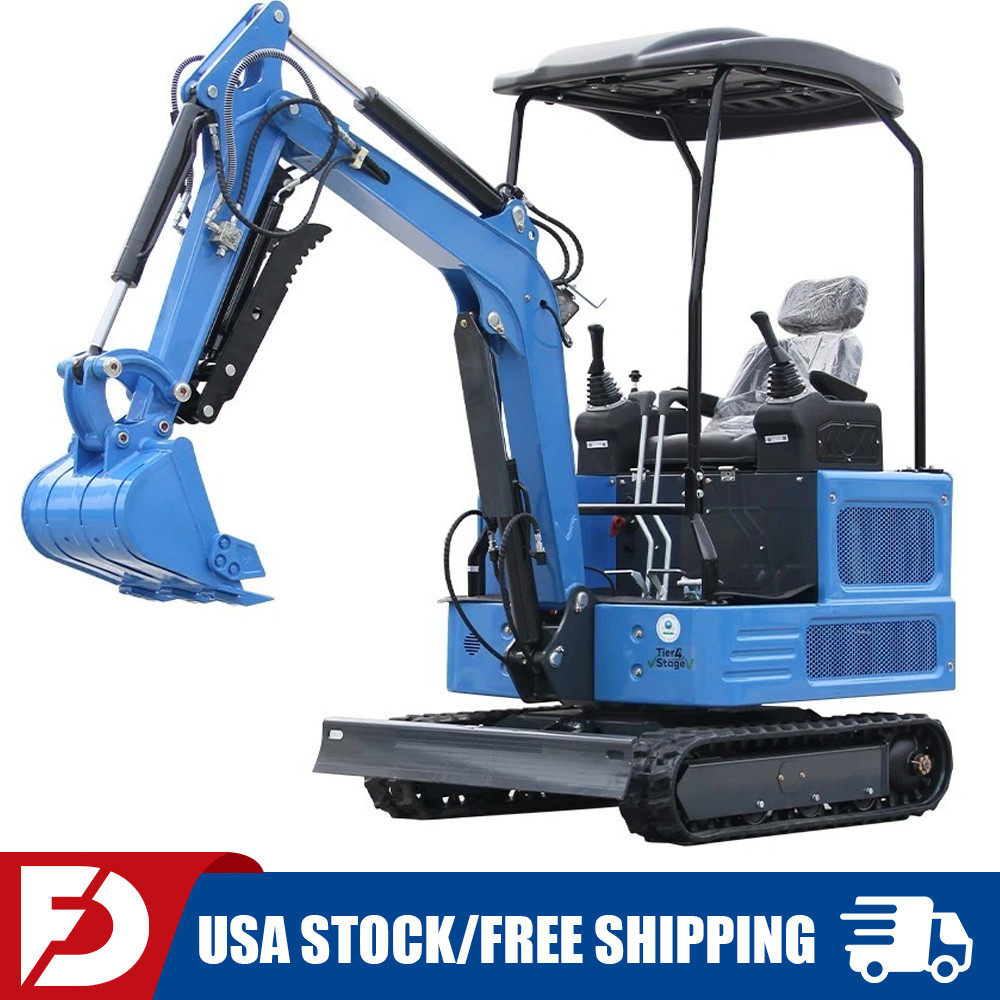 1.8Ton Mini Excavator KUBOTA Diesel 4000lbs Super Power Crawler Digger Diesel