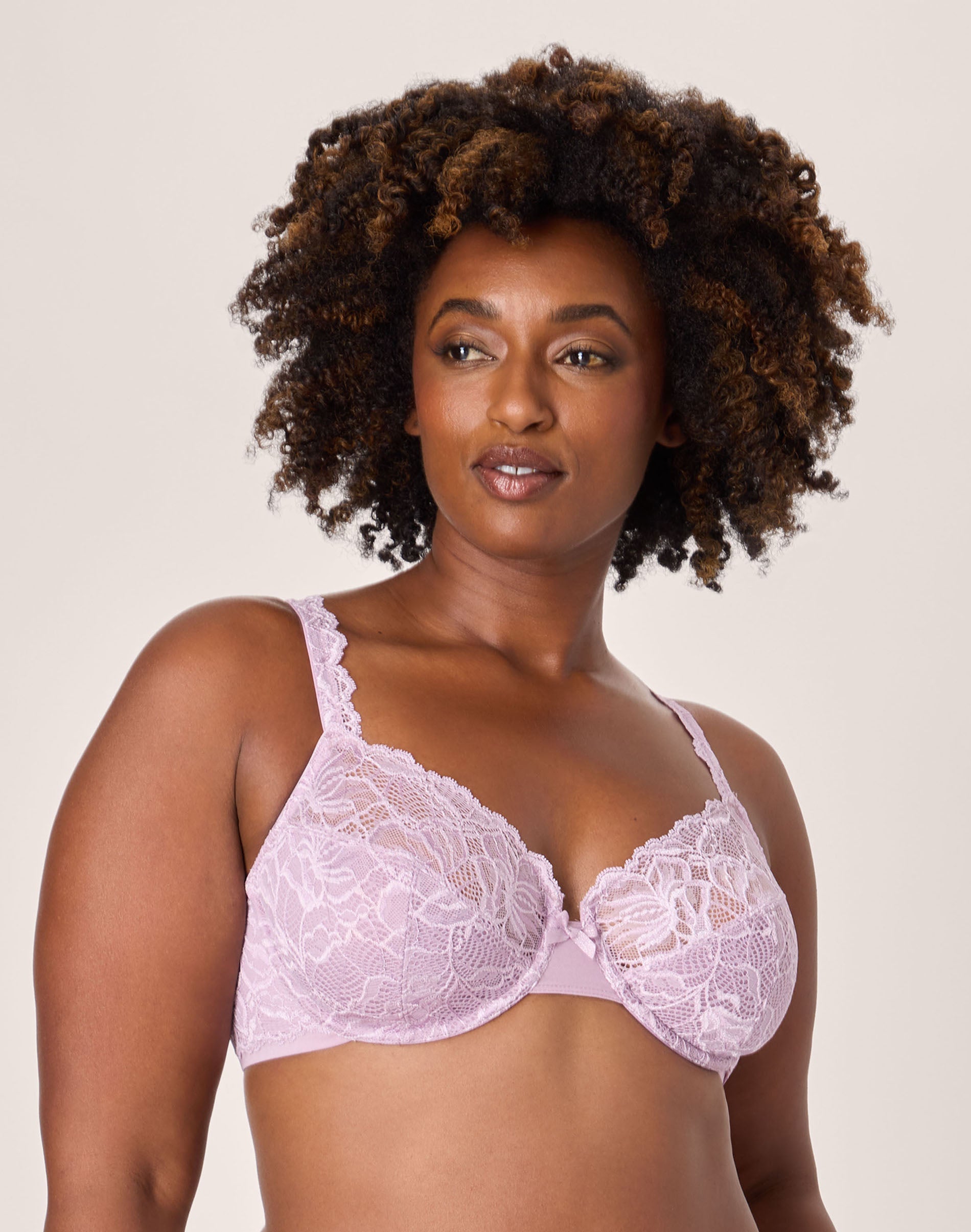 Bali Lace Desire Underwire Bra Purple Mauve 36D Women’s