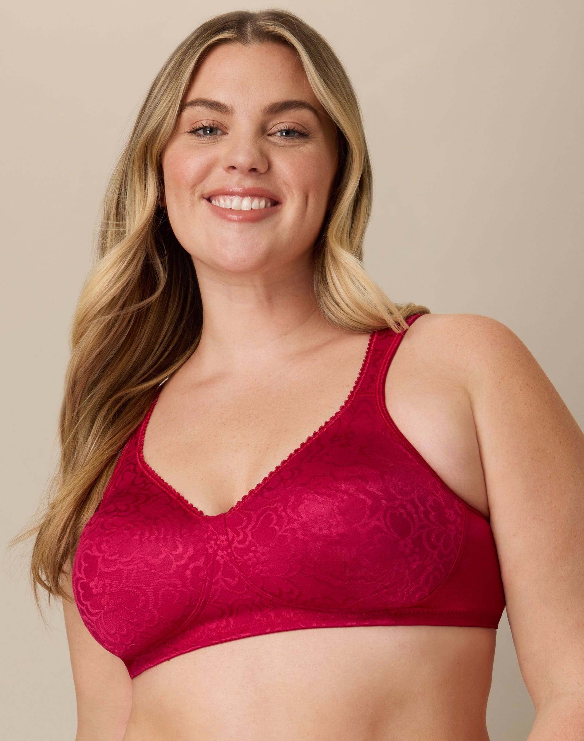 Playtex 18 Hour Ultimate Lift & Support Wireless Bra Digital Rose 36B Women’s