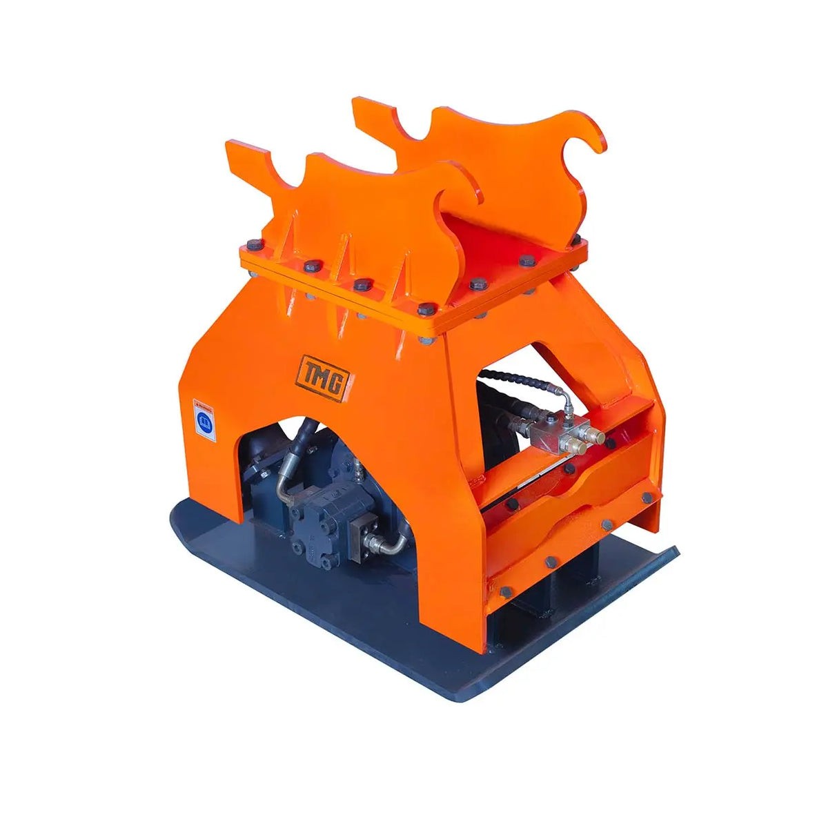 22,000-lbf Hydraulic Plate Compactor, 10-16 Ton Excavator Weight