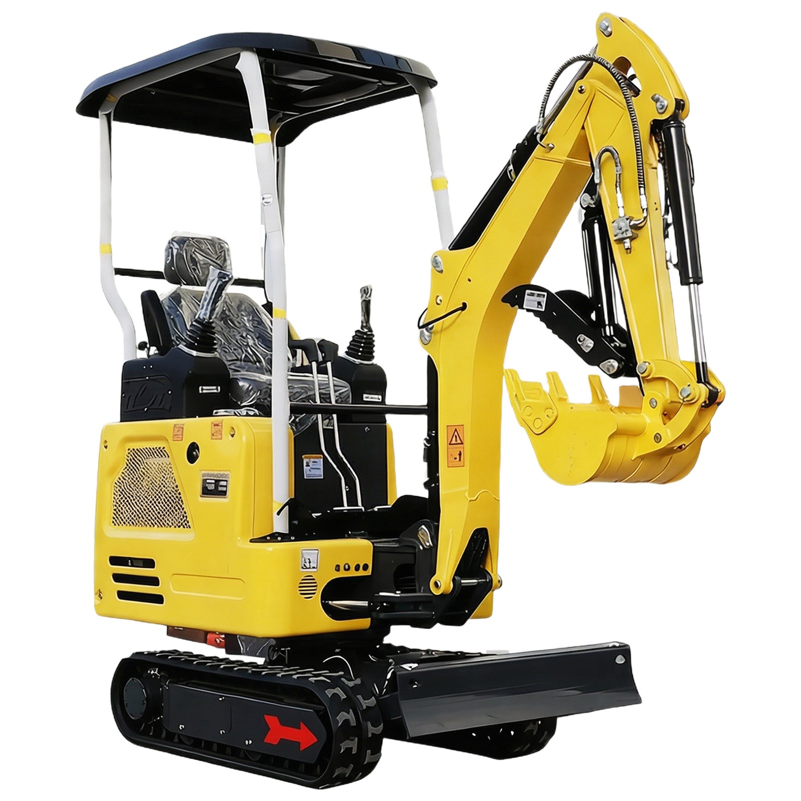 FREE SHIP 1.8Ton Mini Excavator Kubota EPA Engine Expand Track	Side swing Pilot