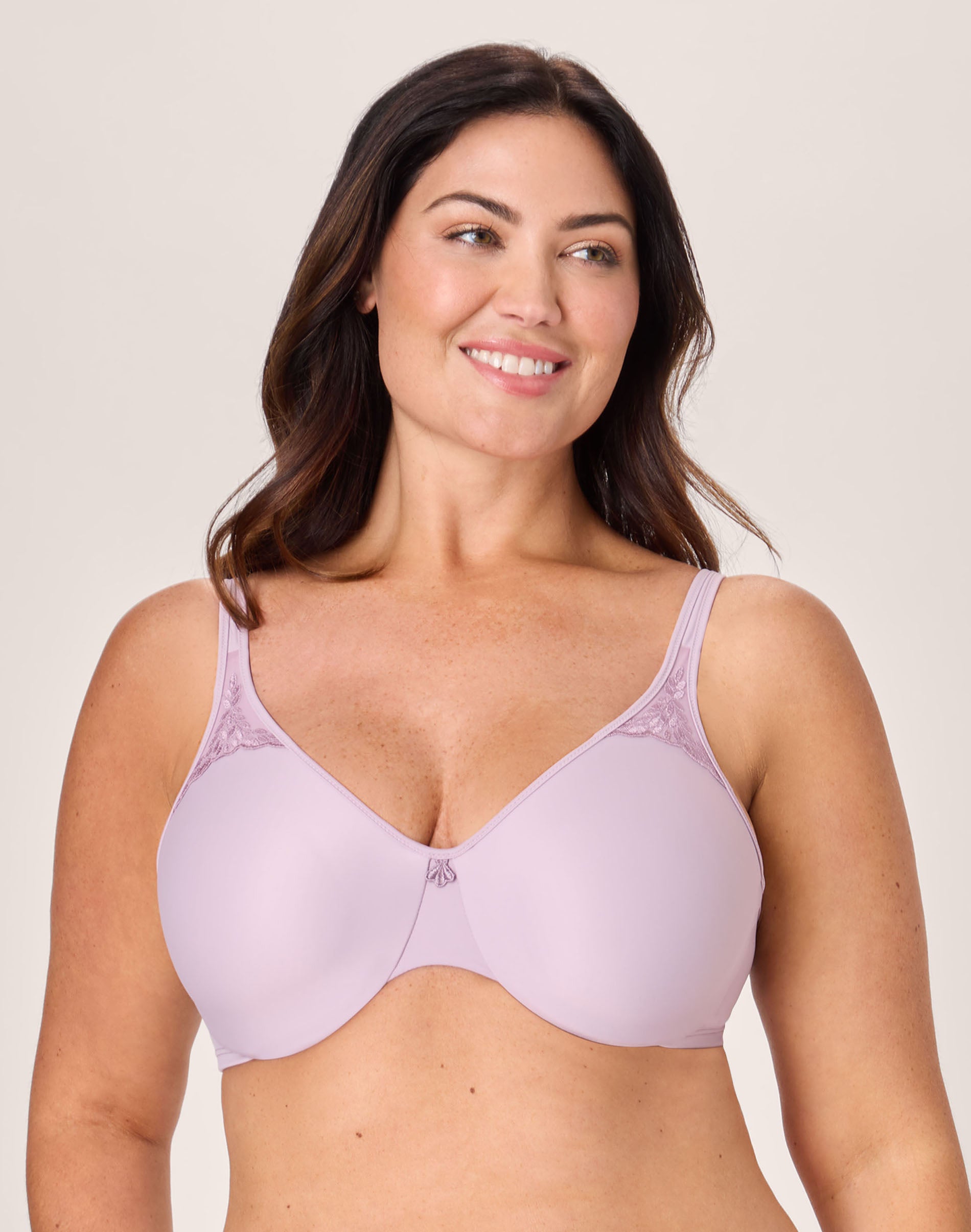 Bali Passion for Comfort Underwire Minimizer Bra Purple Mauve 40DD Women’s