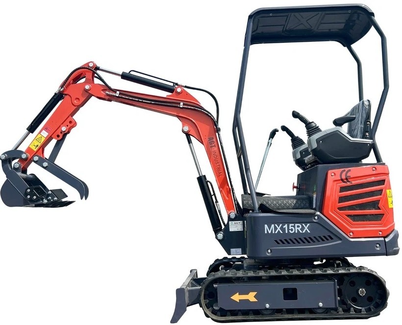 AGT 1 Ton Mini Excavator MX15RX 13.5 HP Digger Rato R420D Engine EPA Certified