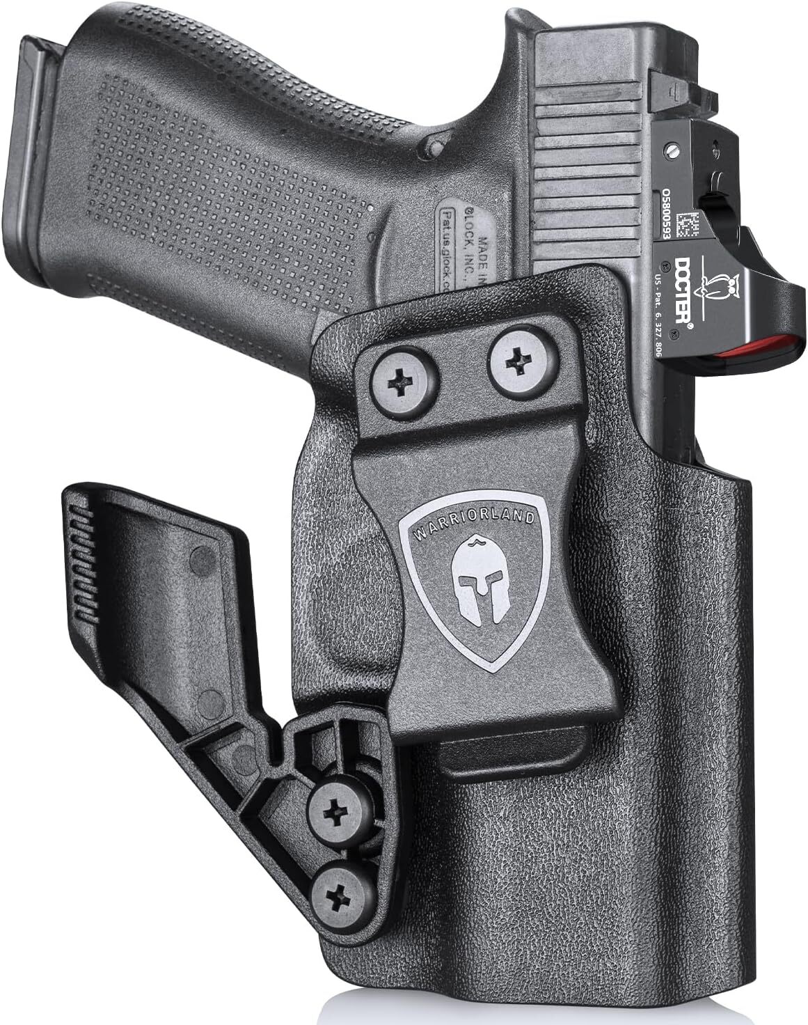 IWB Kydex Holster w/Claw&Optics Cut: Glock 43 / Glock 43X & Glock 43X MOS Pistol