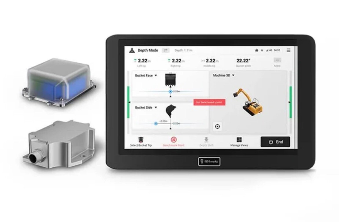FJD Easydig Excavator Guidance System