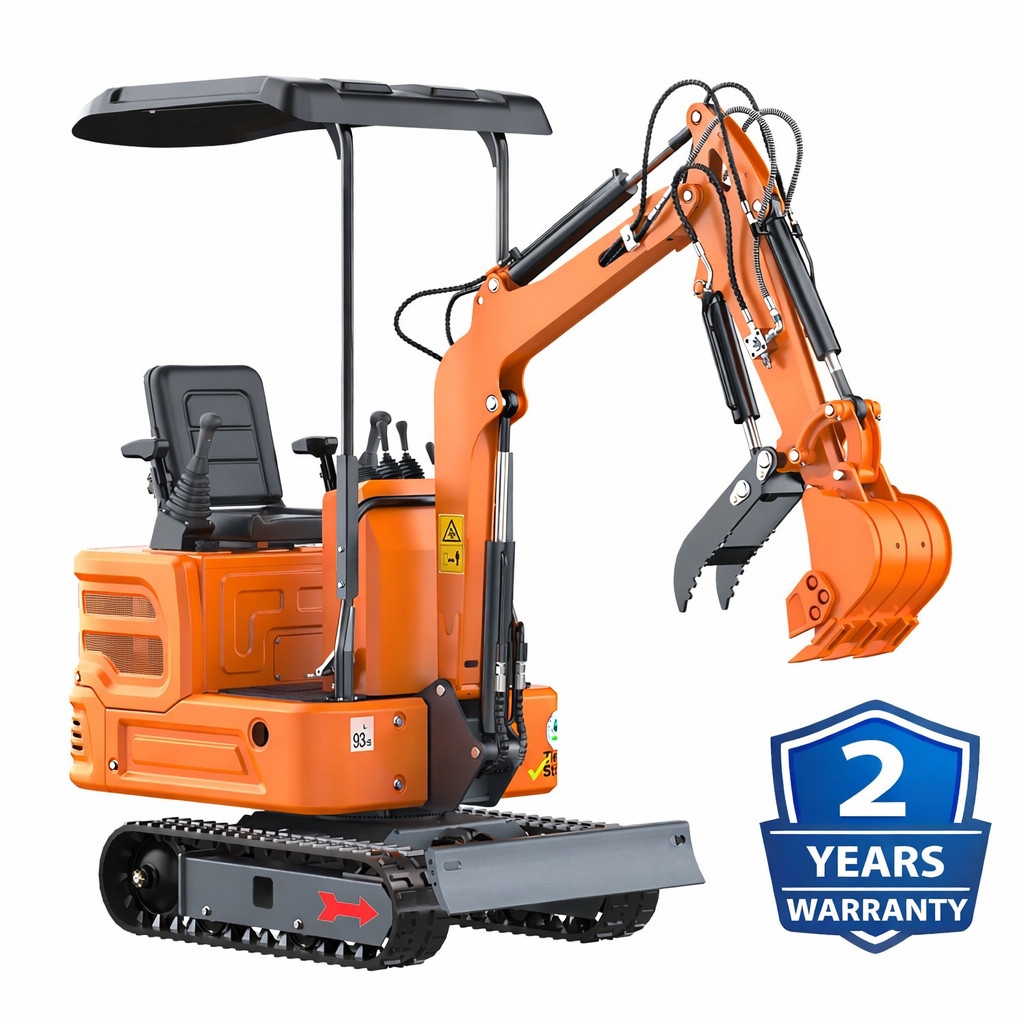 2-year warranty 1.2 Ton B&S Gasoline Mini Excavator US In Stock FREE SHIPPING
