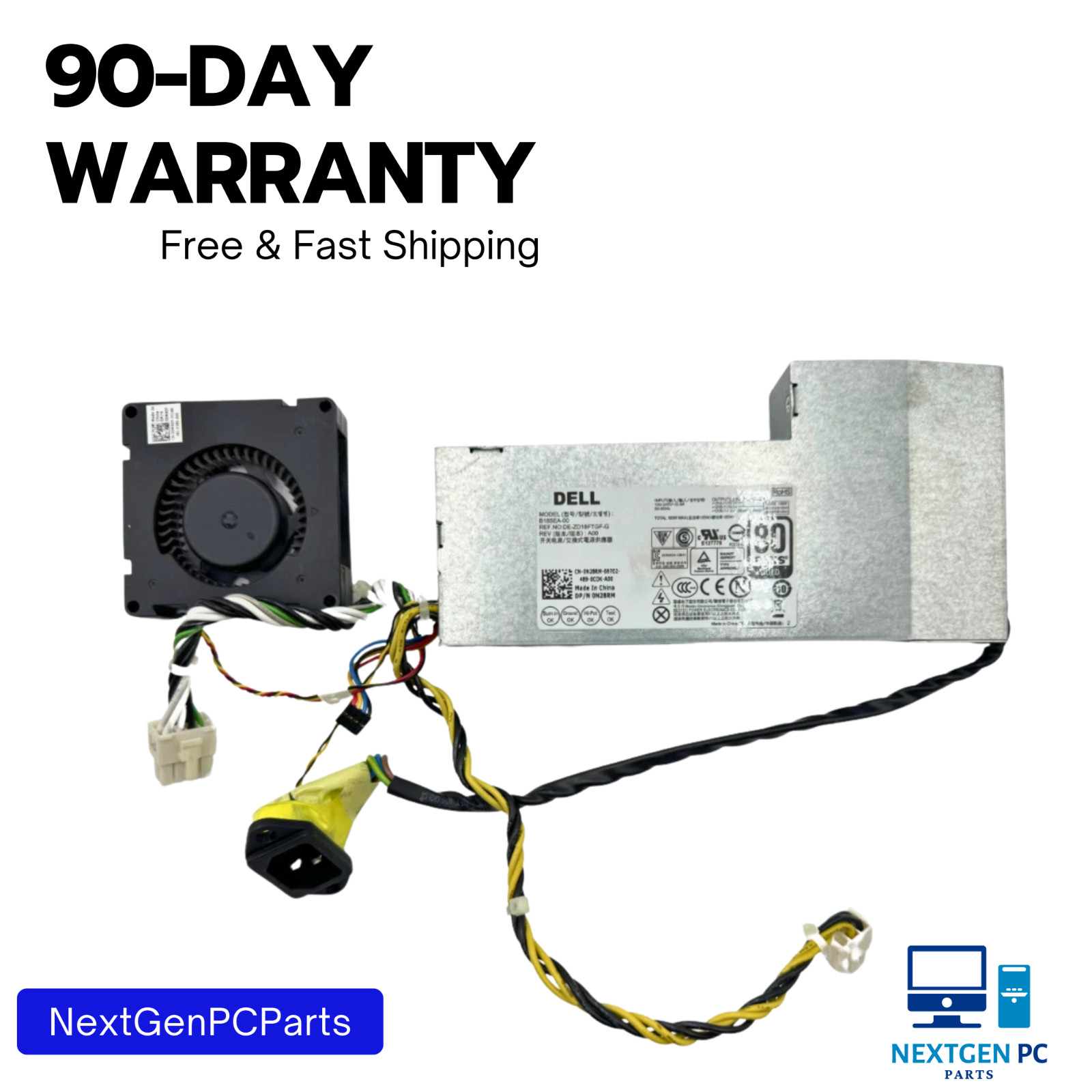 Genuine Dell OptiPlex 9030 AIO  Power Supply B185EA-00 0N28RM 0467PC