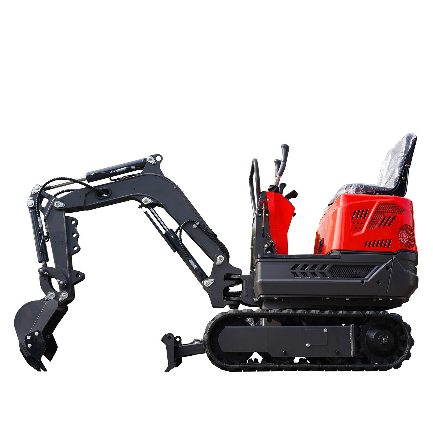 Free unload/ship 0.6T Mini Excavator Digger 9.3hp EPA Gas Engine w/thumb clamp