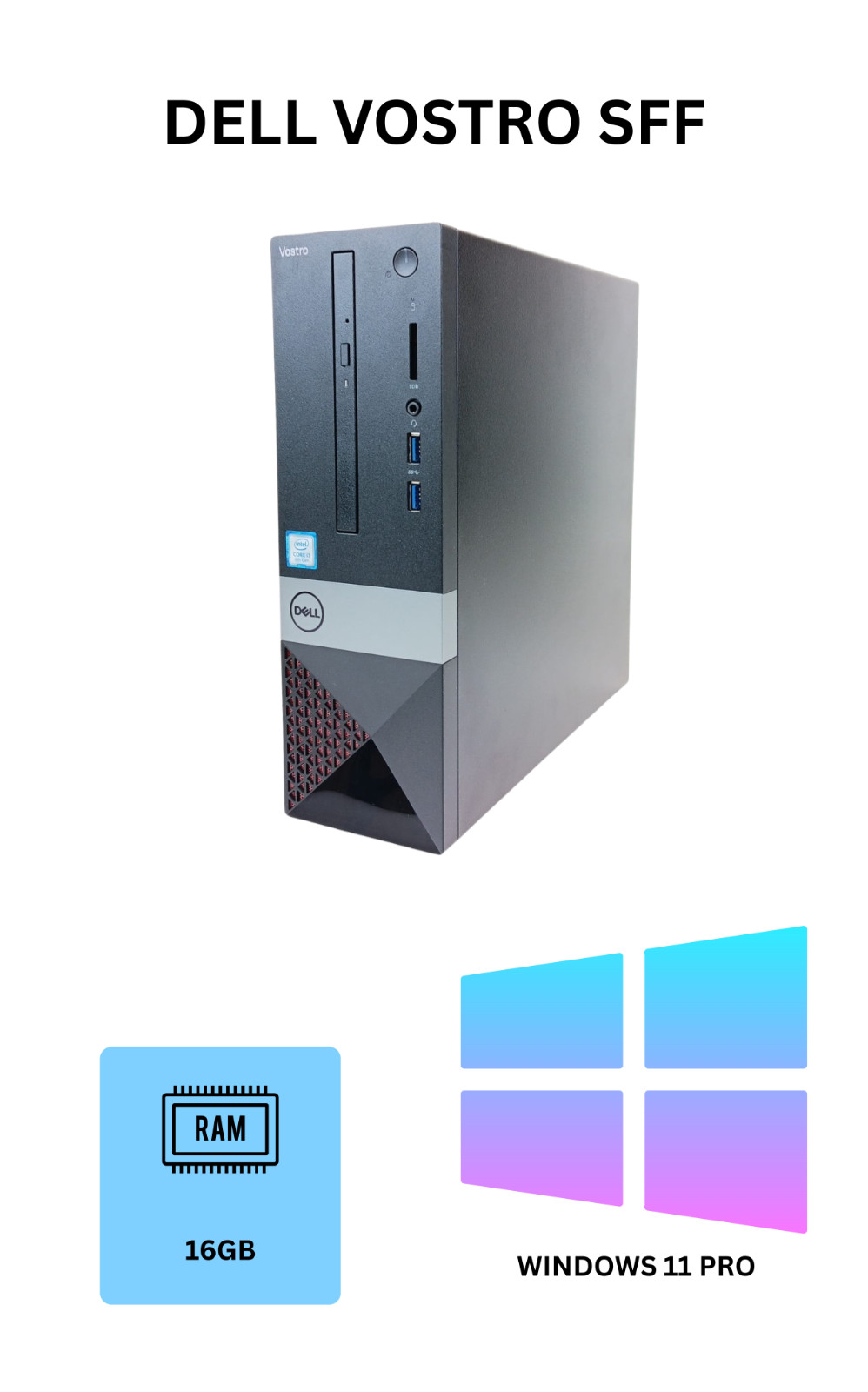 Dell Vostro 3470 i5-8400 2.80GHz 16GB 500GB SSD (Win. 11 Pro)