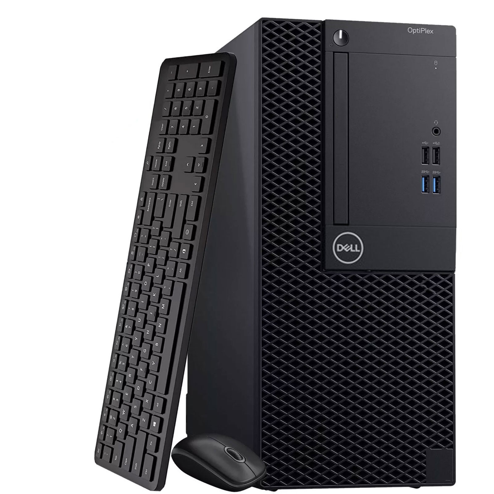 Dell 3060 Desktop Tower i5-8th 16GB 256GB SSD Built-in Wi-Fi Wireless K&M Win 11