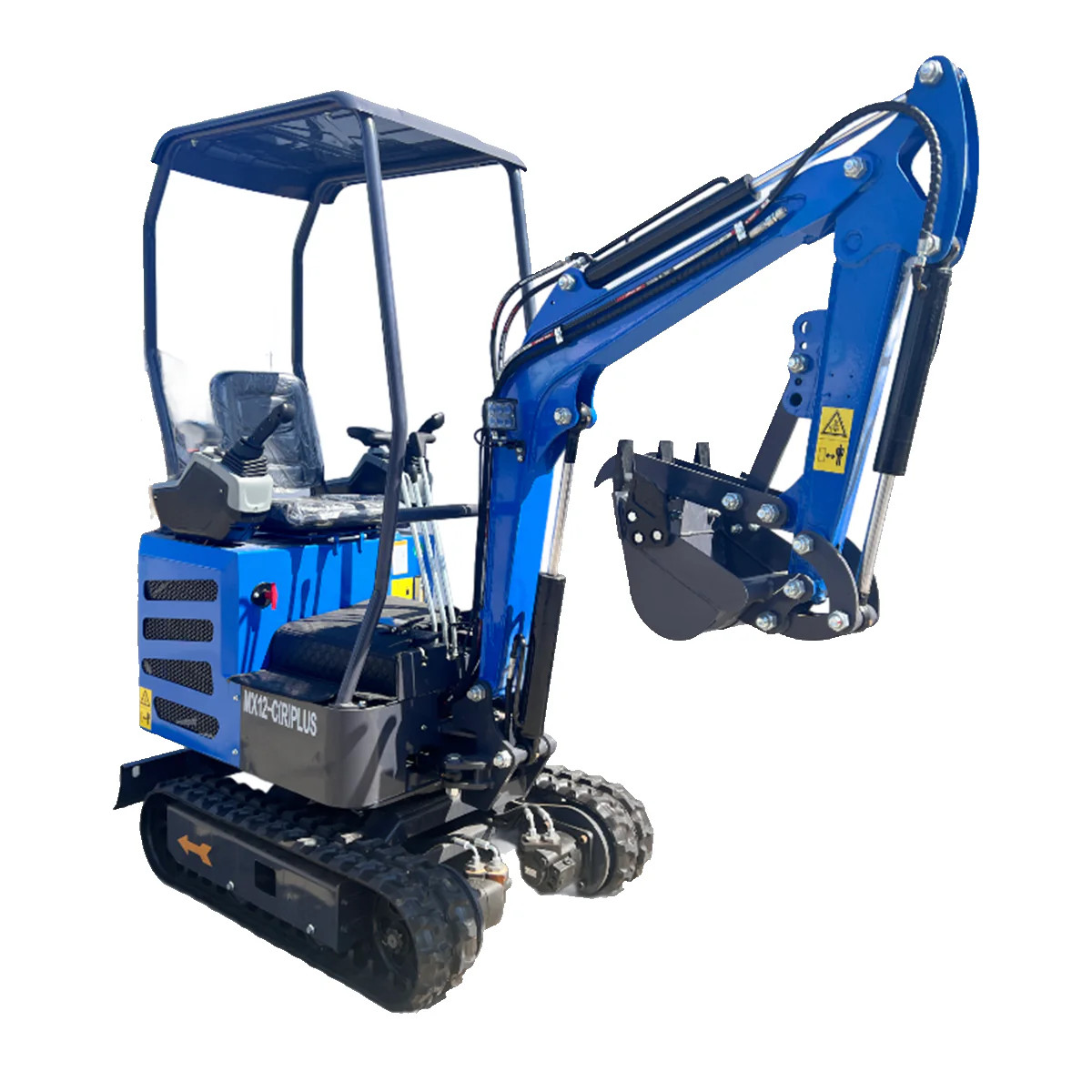 1 Ton Fuel Injected Engine Mini Excavator w/ Side Swing Boom and Pilot Control |