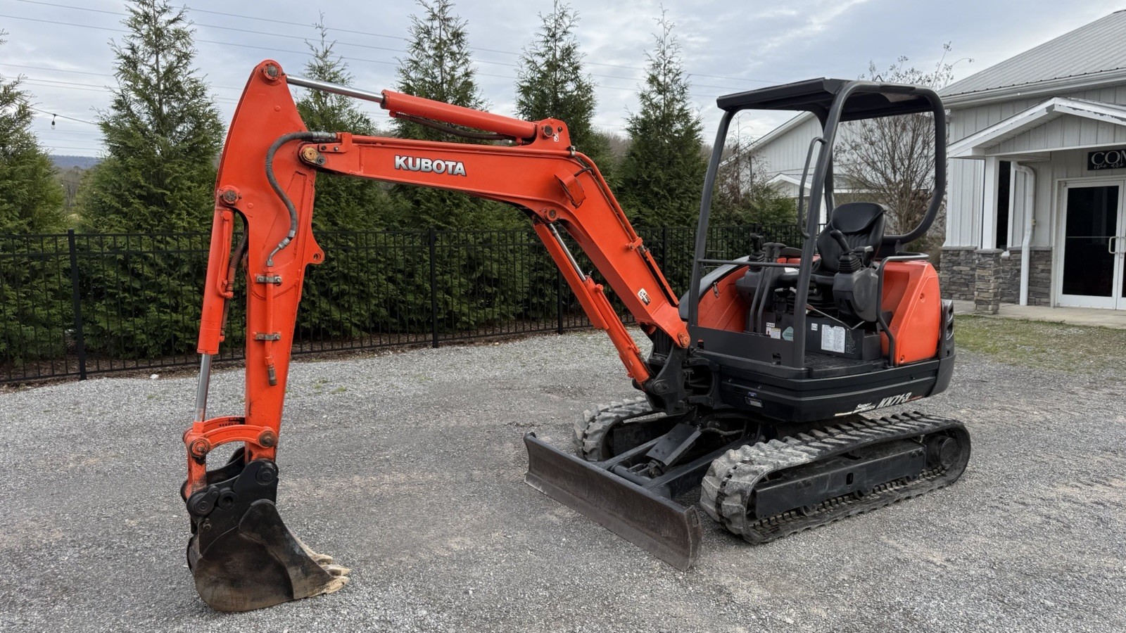 2018 KUBOTA KX71-3S MINI EXCAVATOR – AUX HYD – 2 SPD – QUICK ATTACH BUCKET!