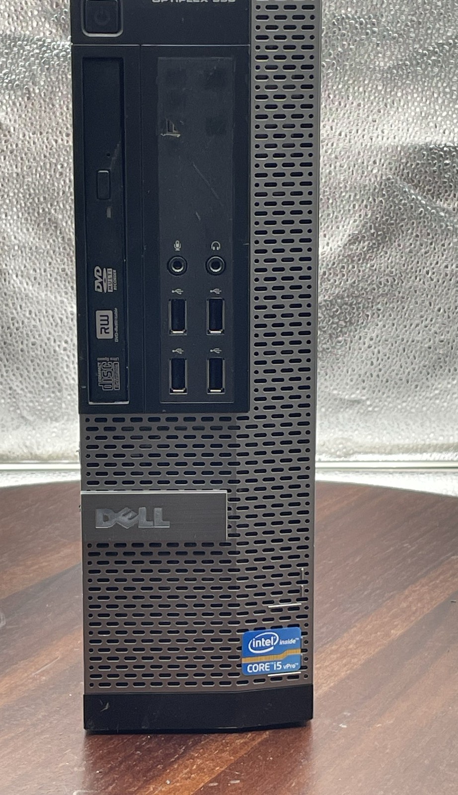 Dell OptiPlex 990 SFF Desktop PC Intel Core i5 vPro 4× USB DVD-RW Windows No HDD