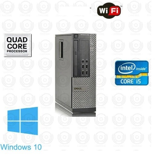 DELL i5 | Desktop SFF HDMI PC DVD Core i5 SSD + HDD WiFi 8GB Win 10 OFFICE 2019