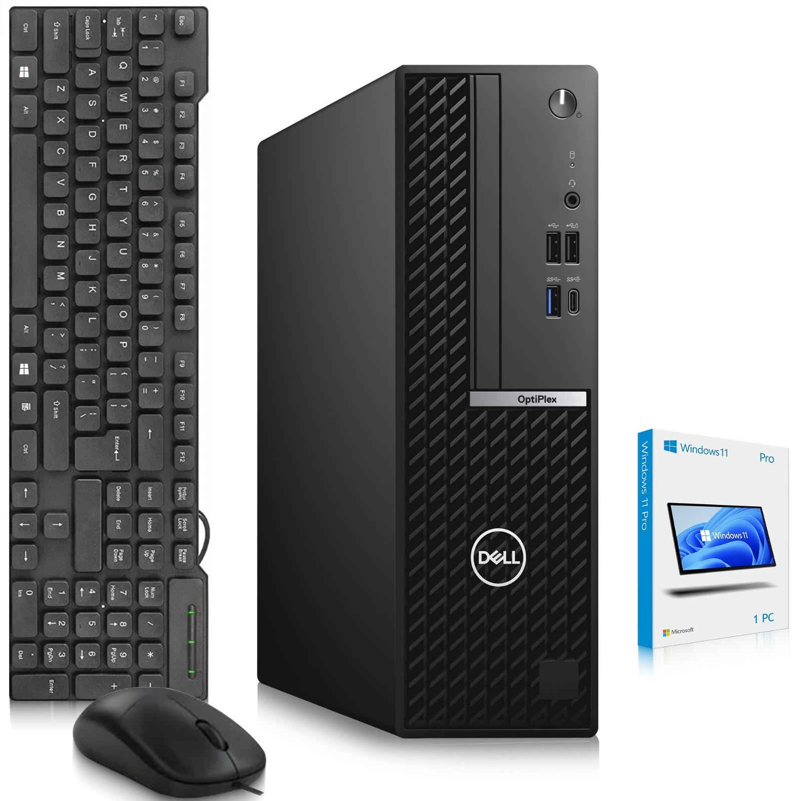Dell 5080 Desktop Pc intel i7-10th 16GB RAM 128GB SSD 500GB HDD Wi-Fi Windows 11