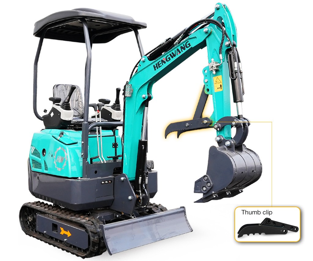 HENGWANG13.5HP Mini Excavator with Pilot Control, B&S EPA Engine – Free Delivery