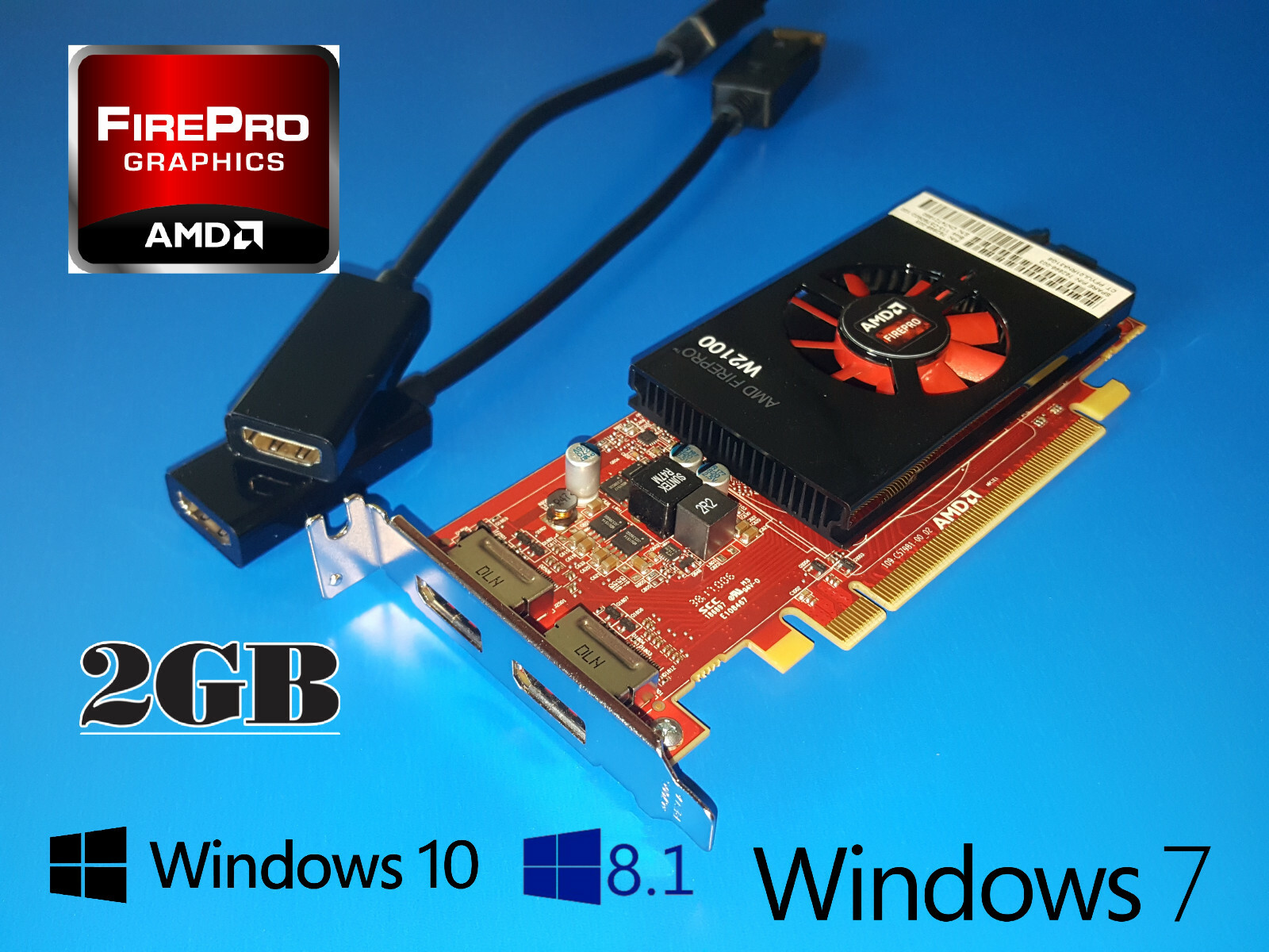 Dell Optiplex 960 980 990 9010 9020 XE XE2 XE3 SFF 2GB Video Card w/ Dual HDMI