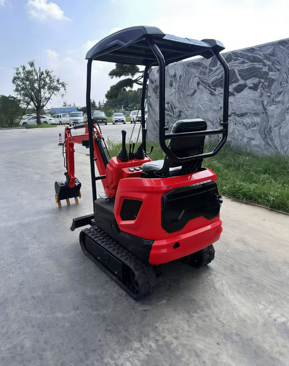 Shipment from the US 1T capacity small excavator. 1T 13.5 HP B&S EPA Engine